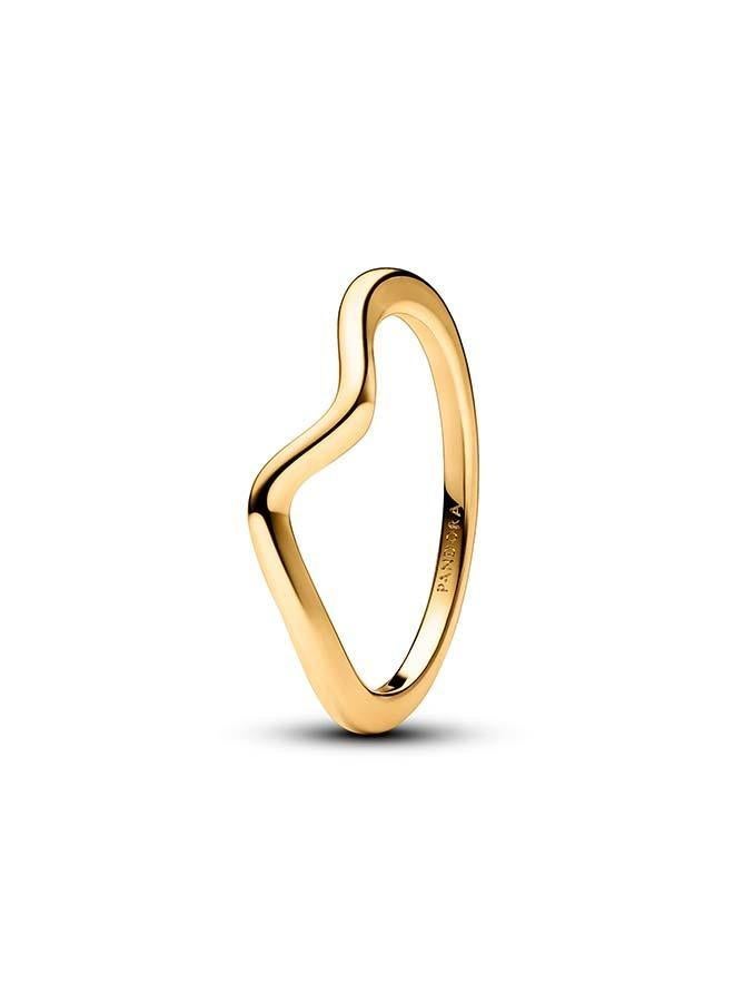 PANDORA Polished Wave Ring - Image 1