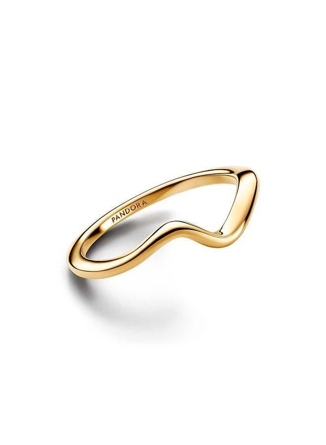 PANDORA Polished Wave Ring - Image 2