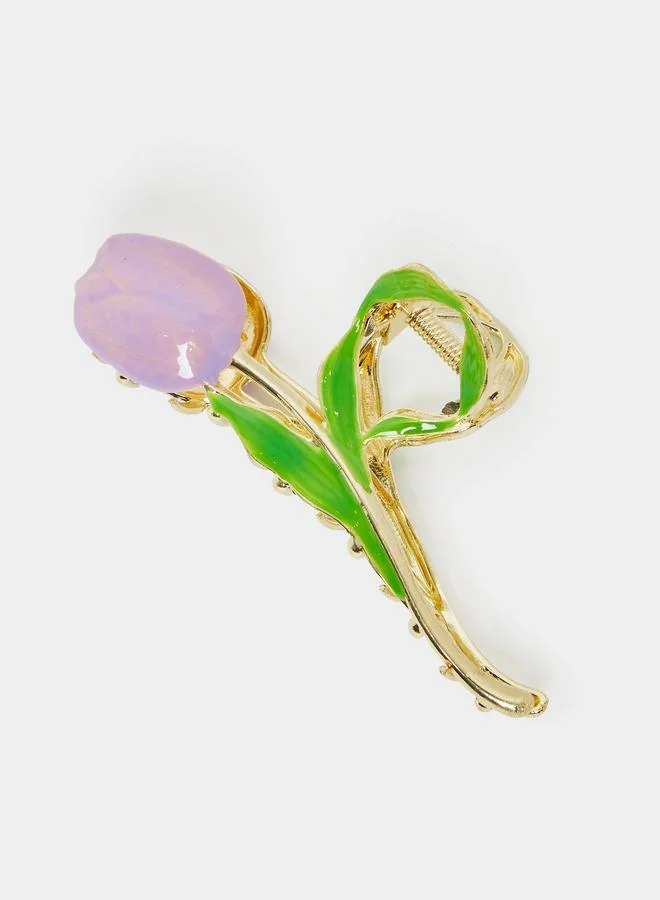 Styli Styli Lilac Tulip Claw Clip