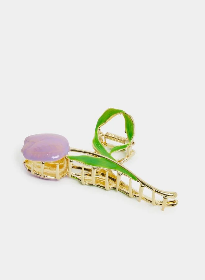 Styli Styli Lilac Tulip Claw Clip