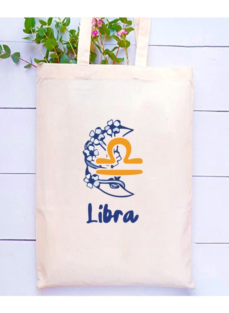 PRINTSHOP4ME - Zodiac Design Eco-Friendly Cotton Bag - Reusable Tote for Astrology Fans - Gift for Astrology Lovers - Perfect for Shopping and Grocery Bags - Tote Bags for Women - Image 1
