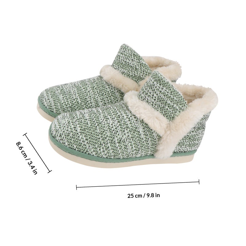 1 Pair Winter Household Cotton Shoes Warm Floor Shoes Thickened Cotton Shoes - Image 2