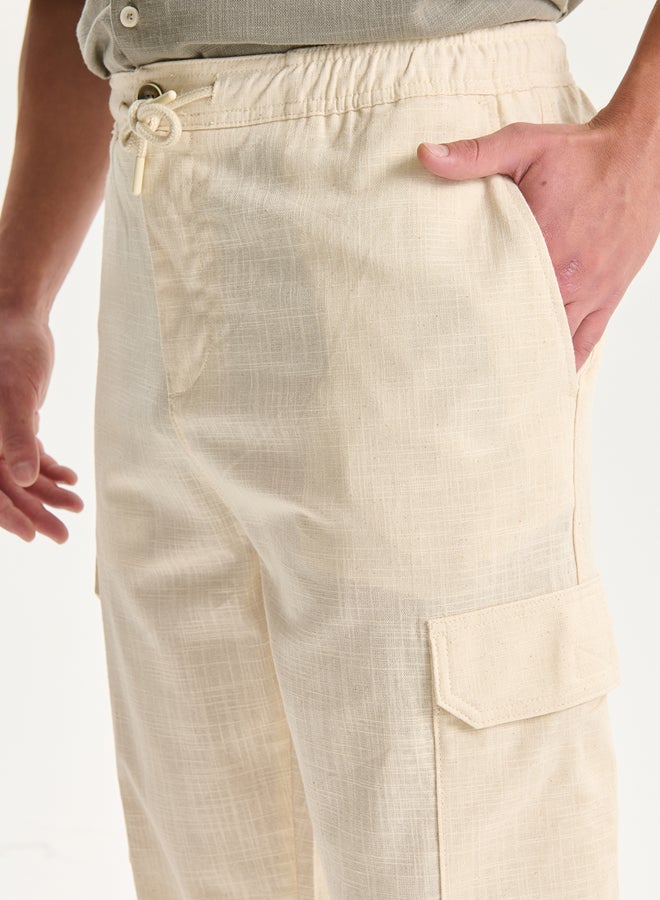LC WAIKIKI Relaxed Fit Twill Men's Cargo Trousers - Image 3