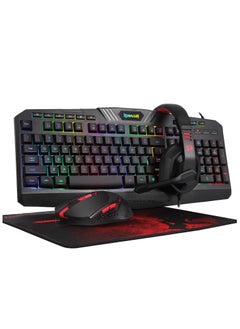 Redragon 4in1 combo: K503A-RGB+M601+H120+P016,with adapter
