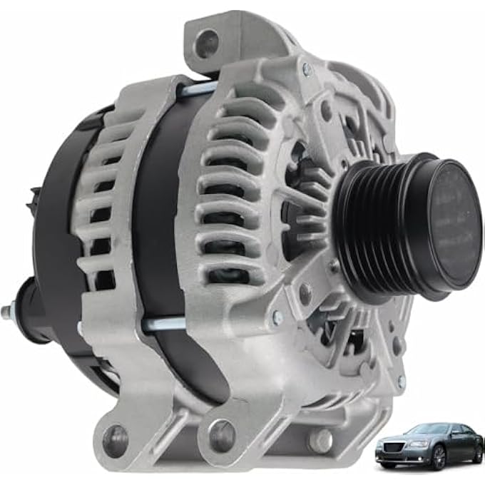 ZZDSNJ 4210007020 Alternator Compatible with 11-22 Chrysler 300/Dodge Challenger/Charger, 11-20 Durango/Jeep Grand Cherokee Replace# 11575N04801833AB - Image 1
