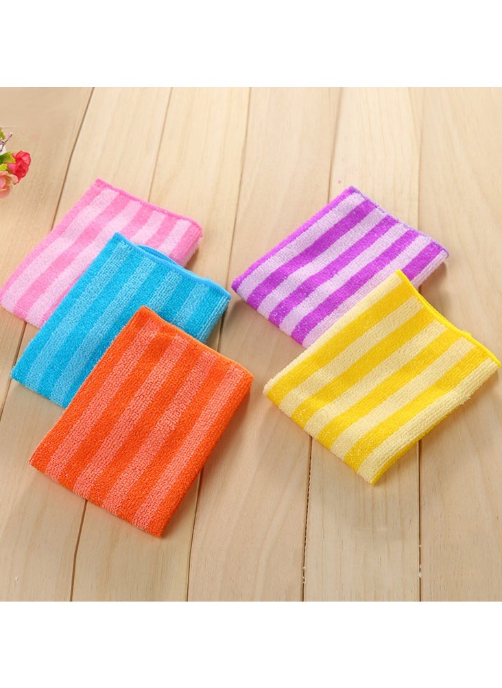 Generic 5PCS Soft Absorbent Quick Drying, Towel Quick Drying Cloth Rag Dish Towels  - Image 2