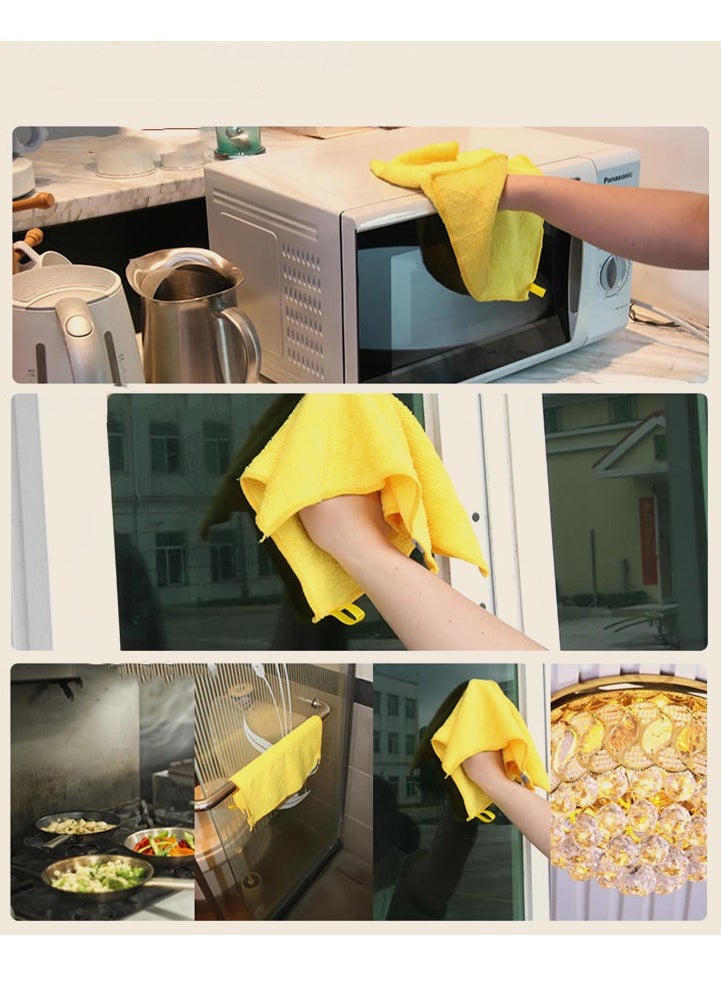 Generic 5PCS Soft Absorbent Quick Drying, Towel Quick Drying Cloth Rag Dish Towels  - Image 5