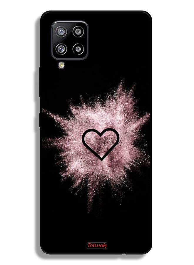 Tolwak غطاء حماية سامسونج جالاكسي A42 5G مع قلوب لامعة - Image 1