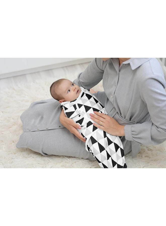 BaeBae Goods Swaddle Blanket, Adjustable Infant Baby Swaddling Wrap set of 4, Baby Swaddling Wrap Blankets for Boys and Girls made in very soft cotton - Image 2