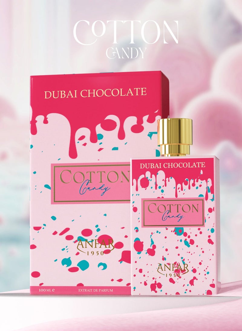 ANFAR 1950 Dubai Chocolate Cotton Candy Eau de Parfum 80ml – Long Lasting Oriental Sweet Fragrance for Women & Men - Image 2