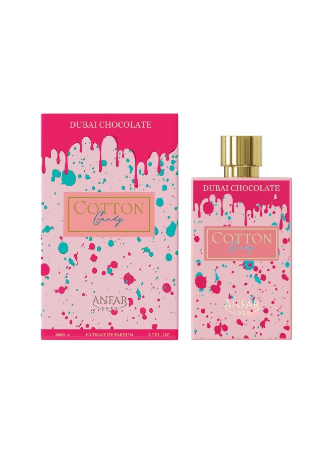 ANFAR 1950 Dubai Chocolate Cotton Candy Eau de Parfum 80ml – Long Lasting Oriental Sweet Fragrance for Women & Men - Image 3