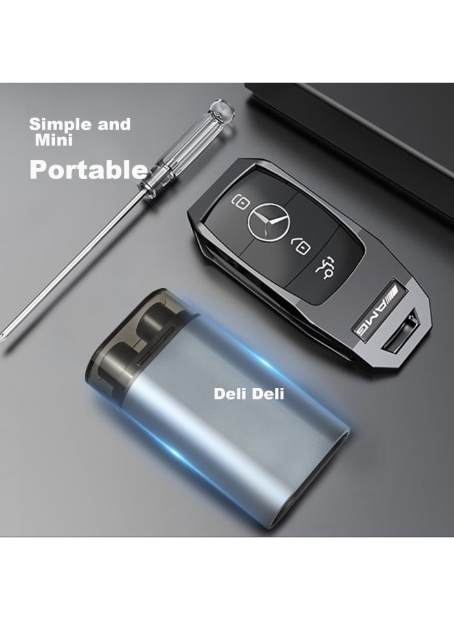 Deli Car Safety Hammer Escape Tool, Dual-head Press-type Window Breaker, With Magnetic Base And Glass Testing Device - Image 3