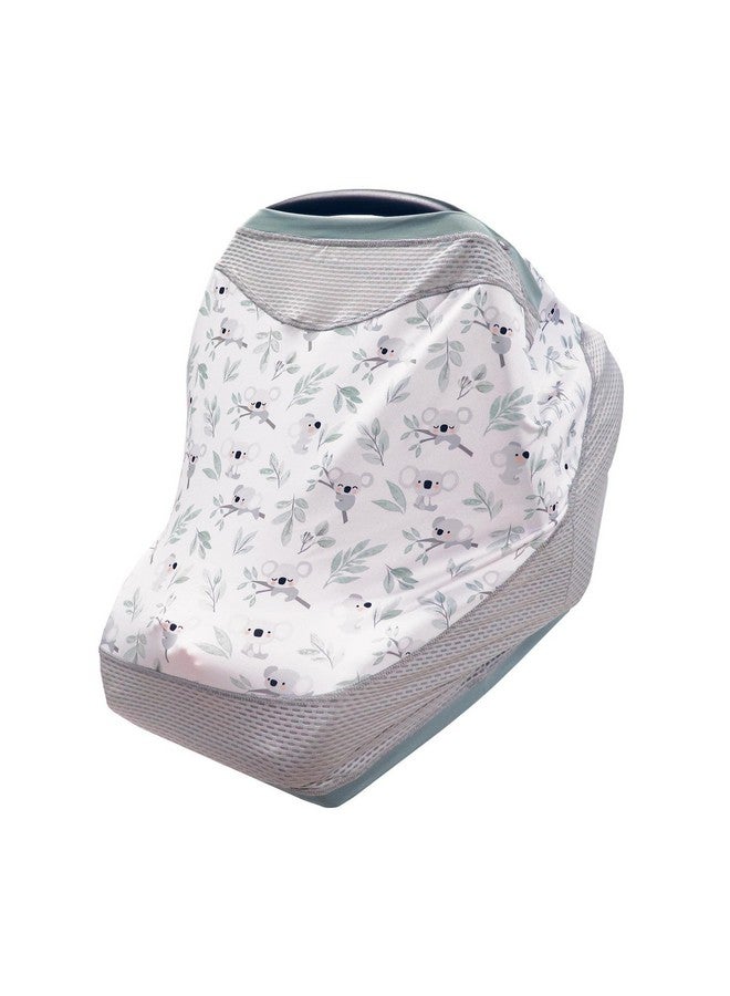 Boppy 4 and More Multi-use Cover, Koala, Quick-Dry UPF 50+ Knit and Breathable Mesh, Versatile for Car Seat Canopy, Nursing Cover, Infant Strollers, Shopping Carts, Highchairs and More - Image 1