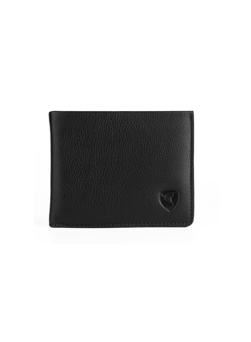 سكينزبي محفظة نحيفة للرجال جلد طبيعي Bifold Rfid المحمية باللون الأسود - Image 2