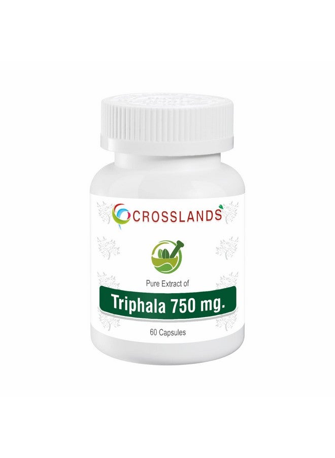 Crosslands Triphala Ayurvedic Capsules || Improve Digestion & Colon Cleanse ||Constipation Acidity Ibs And Gastric Issues||Vitamin C & Antioxidants - 60 Capsules - Image 1