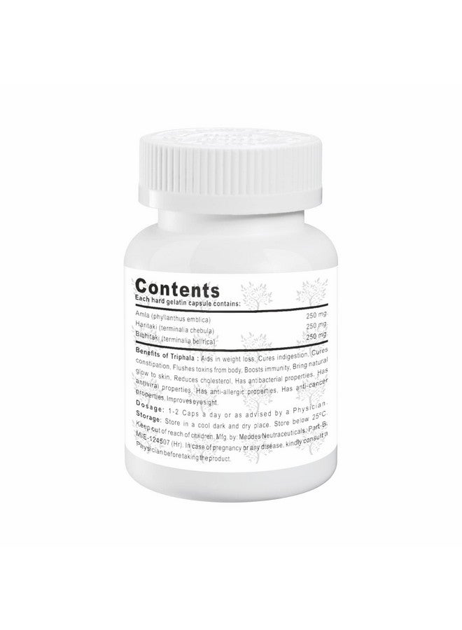 Crosslands Triphala Ayurvedic Capsules || Improve Digestion & Colon Cleanse ||Constipation Acidity Ibs And Gastric Issues||Vitamin C & Antioxidants - 60 Capsules - Image 2