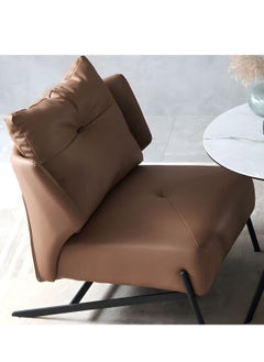 Leather single chair || Dark beige - pzsku/Z89DF87B6CAA2444344C5Z/45/1741001789/4caa27fc-e3cf-4c2e-8afd-041ad981b50e