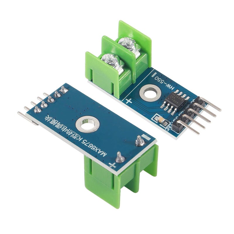 ACEIRMC DC 3-5V MAX6675 Module + K Type Thermocouple Temperature Sensor Thermocouple Sensor Set M6 Screw Compatible with Raspberry Pi Arduino (6pcs) - Image 4