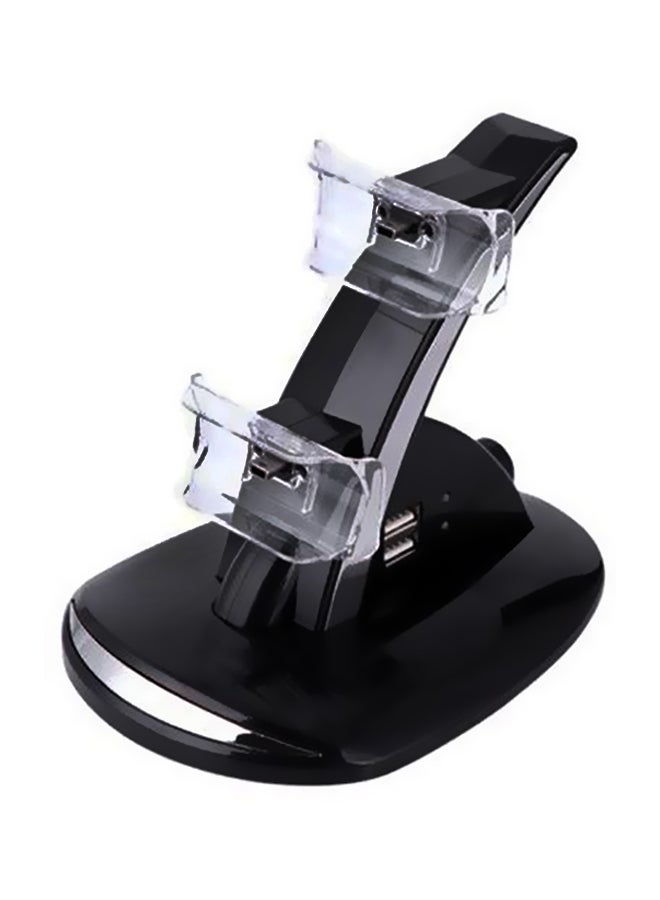 قاعدة شحن ثنائية لذراع تحكم بلايستيشن 4 أسود - Image 1