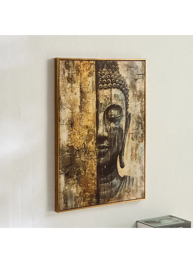 هوم بوكس لوحة فنية جدارية "Cyprus Odean Budhdha" بإطار وسطح لامع ABS - 50x70x2.5 سم