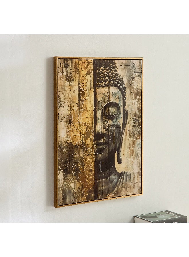 Home Box Cyprus Odean Budhdha Framed Picture with ABS High Gloss Surface - 50x70x2.5 cm  - Image 2