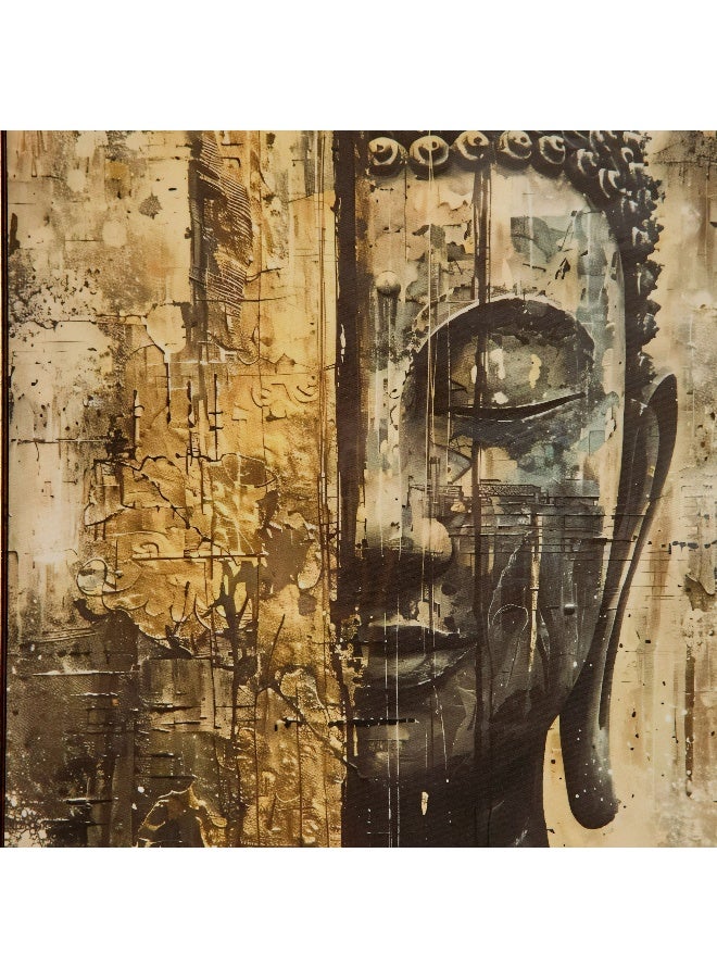 Home Box Cyprus Odean Budhdha Framed Picture with ABS High Gloss Surface - 50x70x2.5 cm  - Image 3
