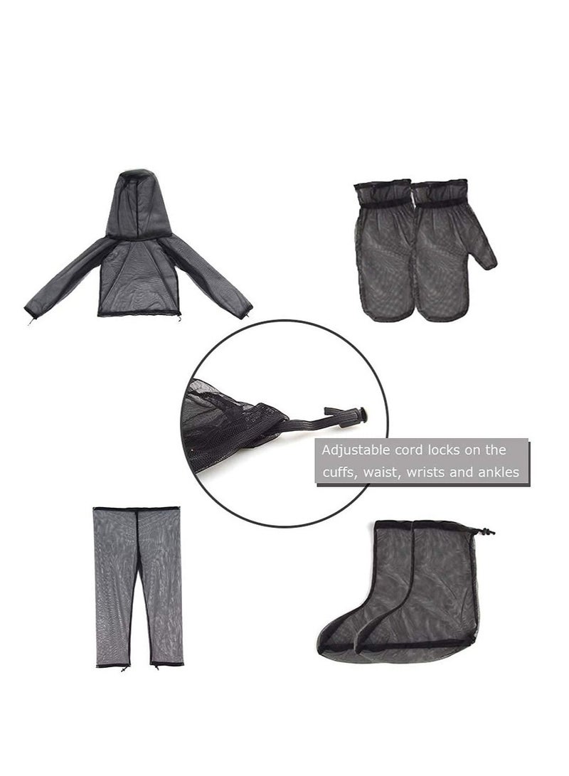 KASTWAVE 4 Piece Mosquito Net Suit Stay Protected from Mosquitoes Lightweight Breathable Mesh Clothing for Men Women Ideal for Fishing Hiking Camping Farming and Gardening  - Image 2