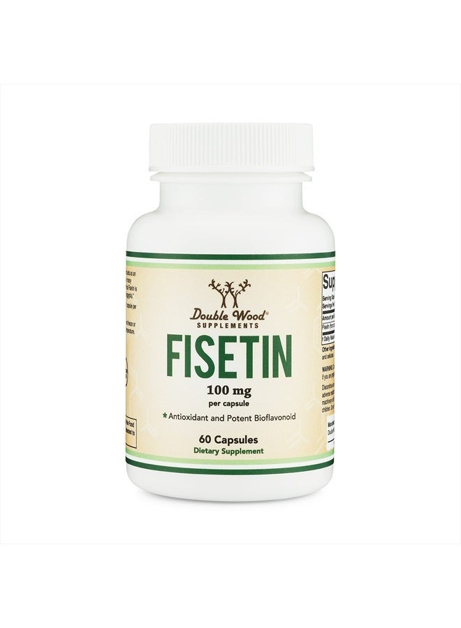 Double Wood Supplements فيستين *مضاد أكسدة وبيوفلافونويد قوي، 100 ملغ - 60 كبسولة - Image 4