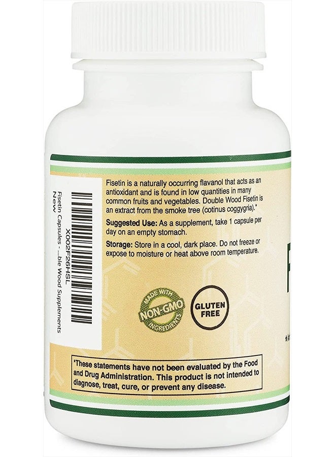 Double Wood Supplements فيستين *مضاد أكسدة وبيوفلافونويد قوي، 100 ملغ - 60 كبسولة - Image 3