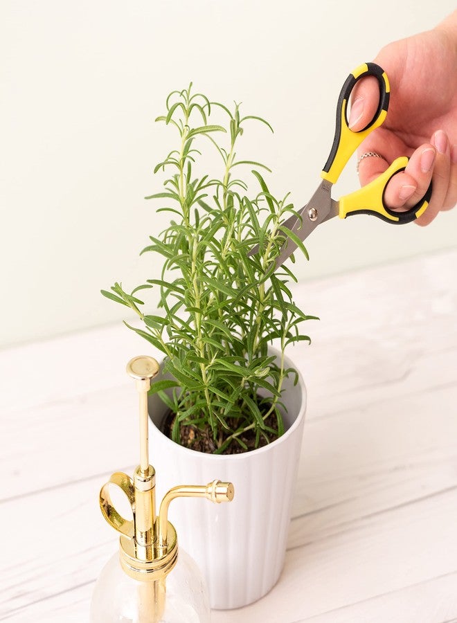 EK Tools Cutter Bee Precision Craft Scissors - Small Ergonomic Scissors with Micro Tip for Cutting Paper, Herbs, and More - Stainless Steel Blades, Yellow and Black - Image 4