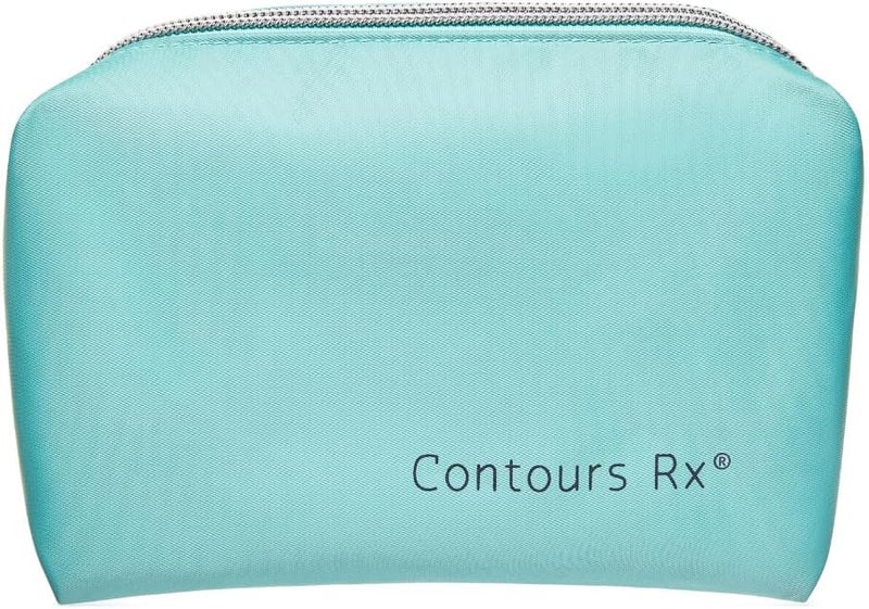 Contours Rx Cosmetic Bag - Stain-Resistant Nylon Makeup Bag for All your Cosmetic, Beauty and Travel Essentials - Everyday Use & On the Go