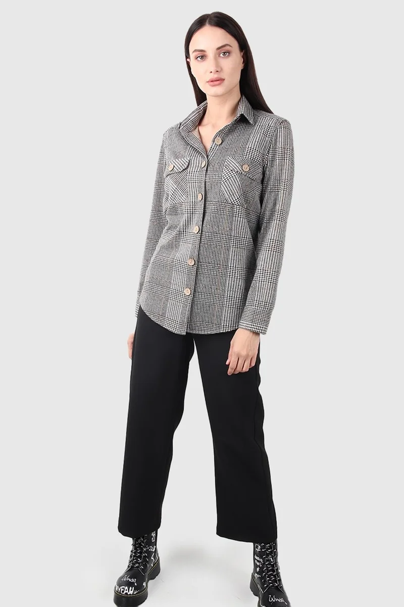 الكسندر جاردي Plaid Lumberjack Shirt (B20-3330)
