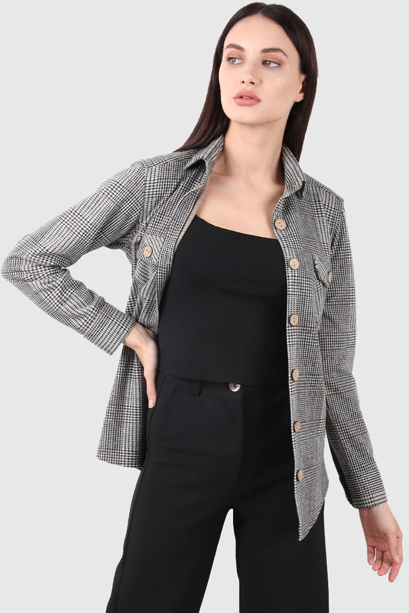 الكسندر جاردي Plaid Lumberjack Shirt (B20-3330)