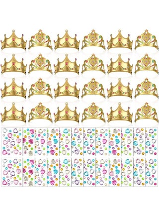 100 Pieces Foam Crowns Set For Kids Princess Tiaras Crowns Making Kits 60 Pcs Foam Princess Crowns And 40 Sheets Crystal Diamond Sticker For Kids' Party Supplies Decoration Craft - pzsku/Z89E02E891CF34954750CZ/45/_/1692165990/98e4155f-e460-449e-b301-9b231107e53b
