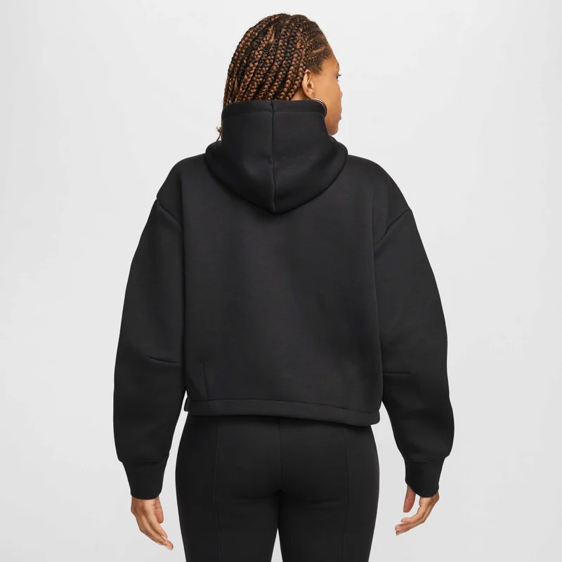 Nike Black Women's Sportswear Tech Fleece Hoodie for Women | Best Price UAE
