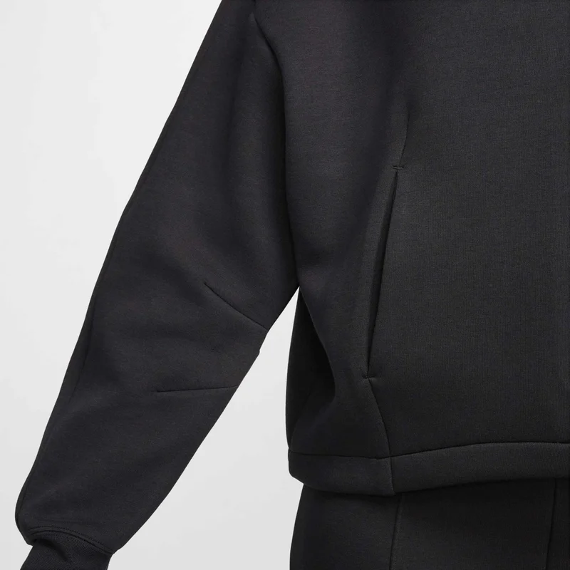 Nike Black Women's Sportswear Tech Fleece Hoodie for Women | Best Price UAE