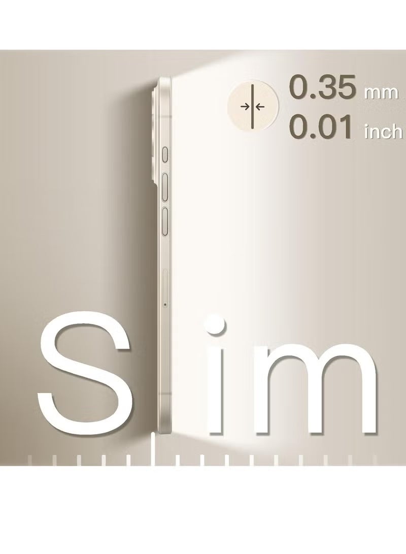 Raxoom Ultra Slim Case for iPhone 15 Pro 6.1-Inch – 0.35mm Thin, Camera Lens Cover Full Protection, Lightweight Matte Finish PP Hard Minimalist Case, Supports Wireless Charging (Natural Titanium) - Image 3