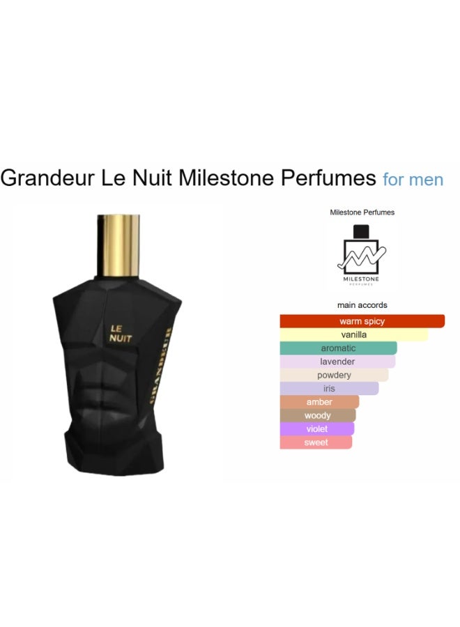 Milestone Grandeur LE Nuit For Men EDP 100ml - Image 2
