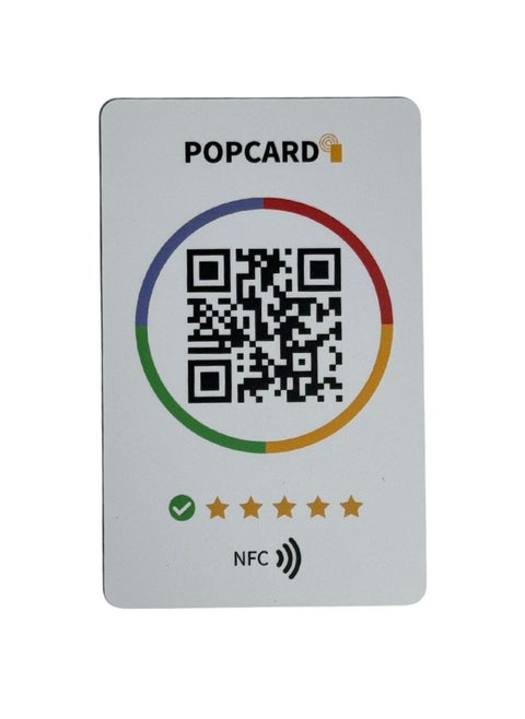 Tap to Review NFC Cards with QR code, Tap phone or scan qr code Google Reviews Card