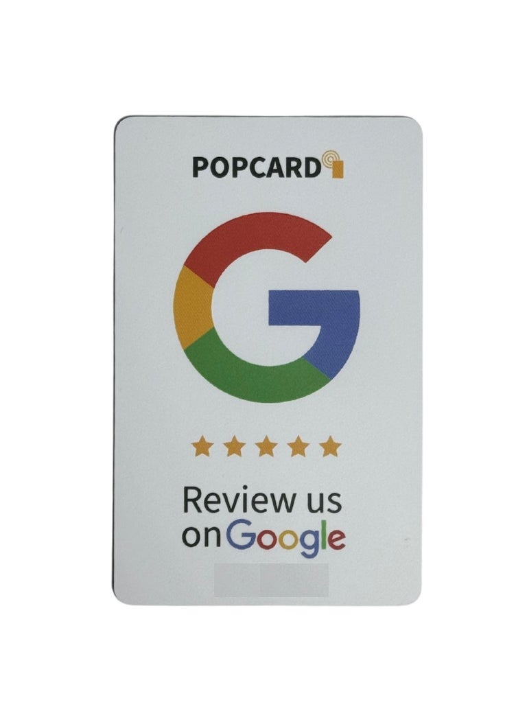 Tap to Review NFC Cards with QR code, Tap phone or scan qr code Google Reviews Card