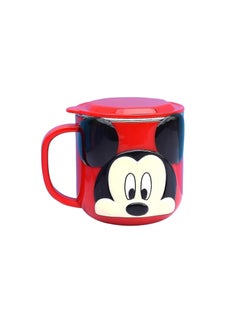 Generic 1pc 3D Cartoon Kids Drink Water Cup Stainless Steel Milk Cup 300ml ( Mickey Red )  - Image 1