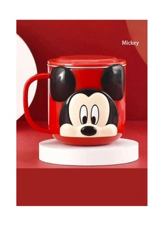 Generic 1pc 3D Cartoon Kids Drink Water Cup Stainless Steel Milk Cup 300ml ( Mickey Red )  - Image 3