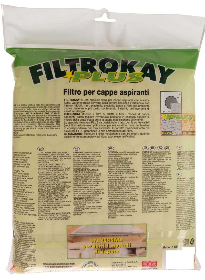 أريكس فلتر شفاط المطبخ Filtrokay Plus - Image 3