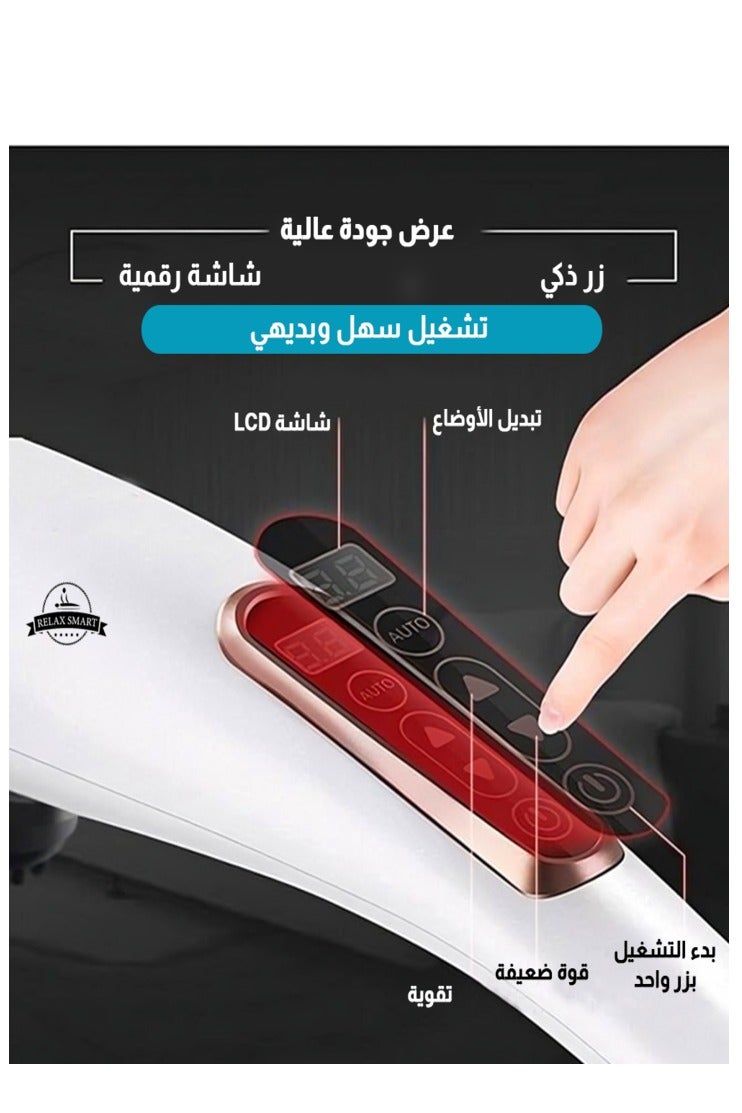 Relax Smart Body Massage Device 6-in-1 Muscle Massager Portable Deep Tissue Massager for Muscles, Back Shoulders, Neck Legs Calves and Feet Rechargeable  - Image 3
