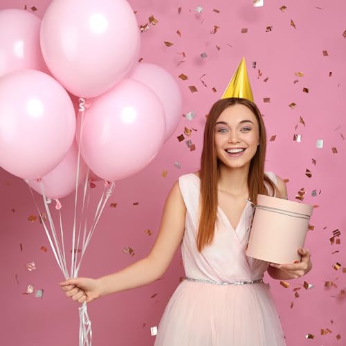 Sumind 15 Pieces Colorful Birthday Party Hats Cone Hats for Adults Metallic Foil Cone Headwear - Image 5