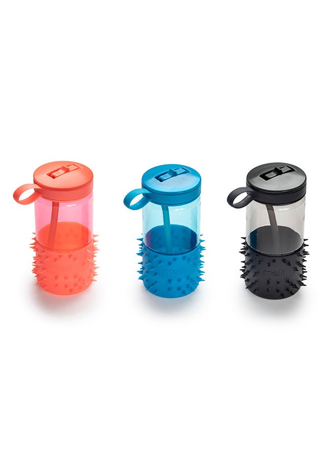 melii Spikey Water Bottle 17 oz - Coral - Image 2
