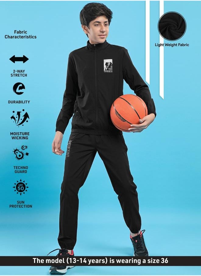 Technosport SOLID 2-WAY STRETCH JACKET by Styli  - Image 2