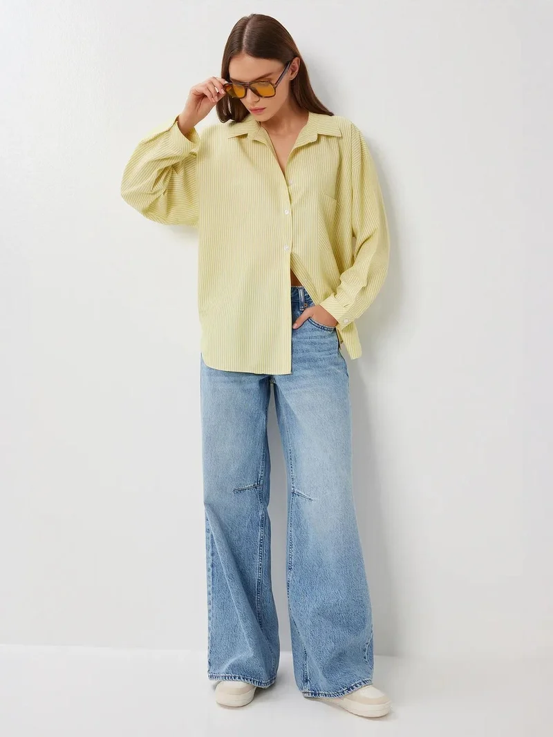 Lovely Istanbul ISTANBUL Oversized Striped Shirt