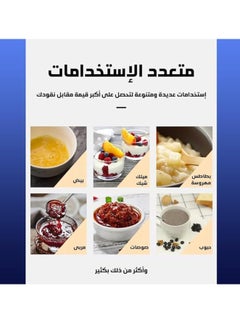 سبيس شوب مضرب يدوي للفوم، خلاط كهربائي لمشروب القهوة، صانع الرغوة، خلاط كهربائي متين KA3069 (اسود)  - Image 3