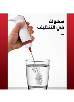سبيس شوب مضرب يدوي للفوم، خلاط كهربائي لمشروب القهوة، صانع الرغوة، خلاط كهربائي متين KA3069 (اسود)  - Image 4